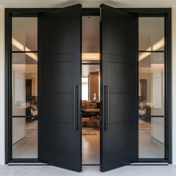 pintu besi minimalis/pintu rumah besi minimalis/model pintu besi minimalis/desain pintu besi minimal