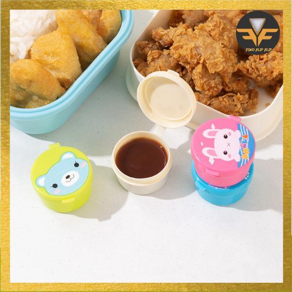 Botol Saus Bento Mini Bekal Anak / Botol Sambal Kecap Selai Bekal Cup Salad Dressing Bento Portabel