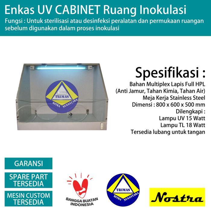 ENKAS UV CABINET Ruang Inokulasi - Ruang Steril