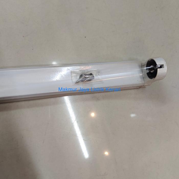 "New" Kap Lampu TL LED T8 120cm / 60cm Housing Tube Rumah TL 120 cm / 60 cm