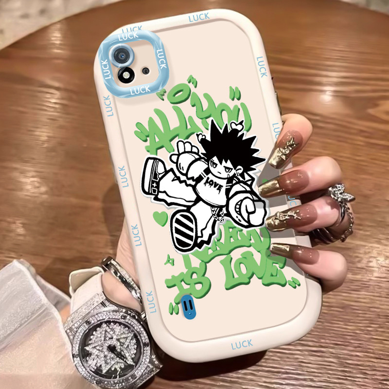 Casing Hp untuk Realme C20 C20A C11 2020 C11 2021 Case Anak laki-laki anime Kasing silikon Anti Bent