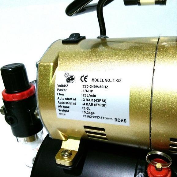 Kompresor mini Oilless + tabung