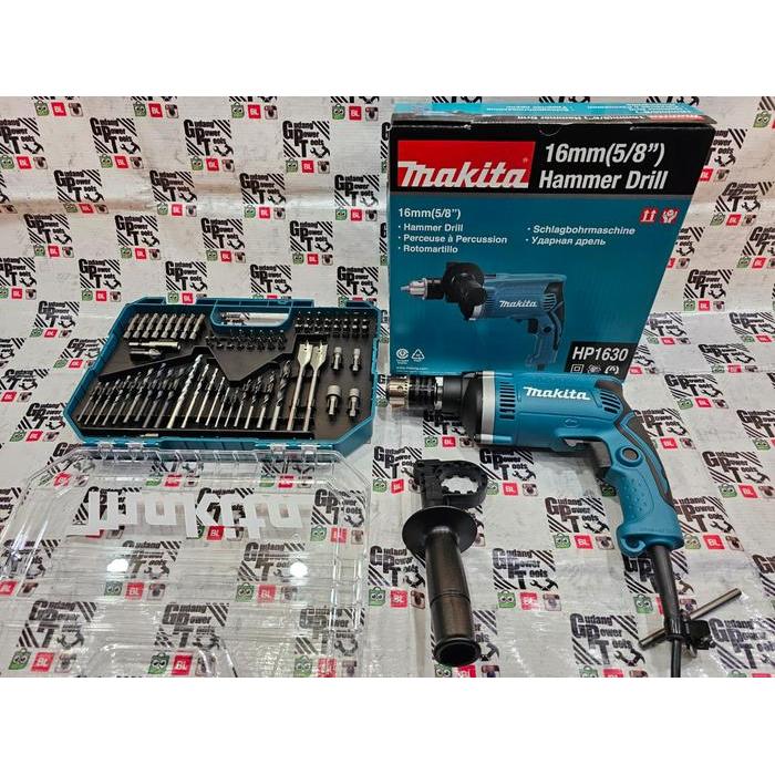 Paket Mata Bor 70pc Mesin Bor Besi Beton Tembok Tangan Makita HP1630