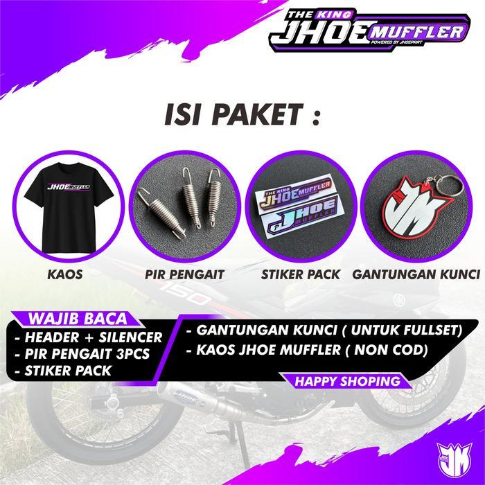 Knalpot Racing Sonic 150 Supra Gtr Type Roadrace By Jhoe Muffler