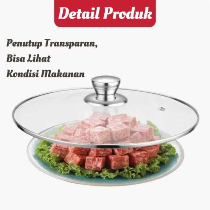 Panci Kukus Stainless 2 Susun Panci Presto Serbaguna Steamer Stainless Dandang Stainless