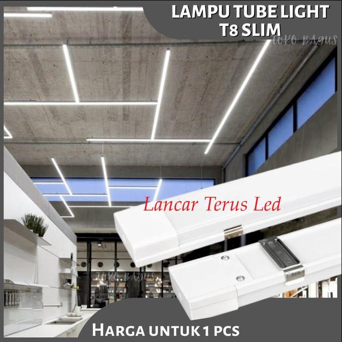 Lampu TL LED SLIM 50W 120cm Kap t8 t5 50 w watt Neon 120 cm