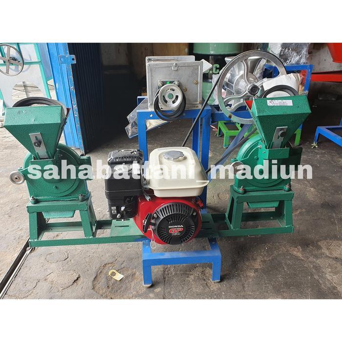 Mesin Selep Tepung Kopi / Parut Kelapa / Gilingan Daging + Mesin GX200 - Tanpa Penggerak