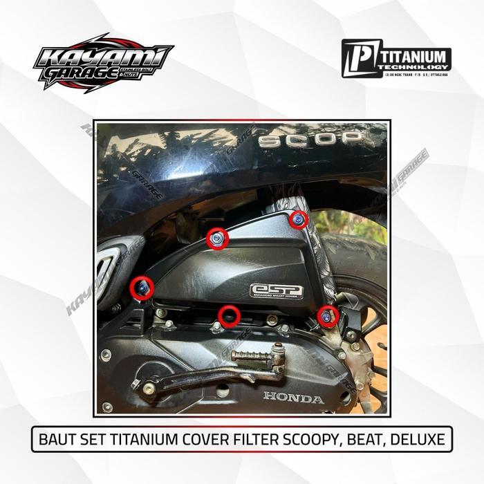 BAUT TITANIUM SET FILTER BEAT DELUXE, GENIO, SCOOPY