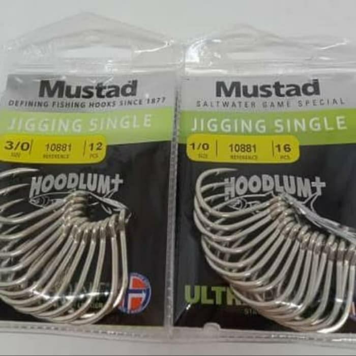 Mustad Jigging Hook Size 1/0; 3/0; 5/0