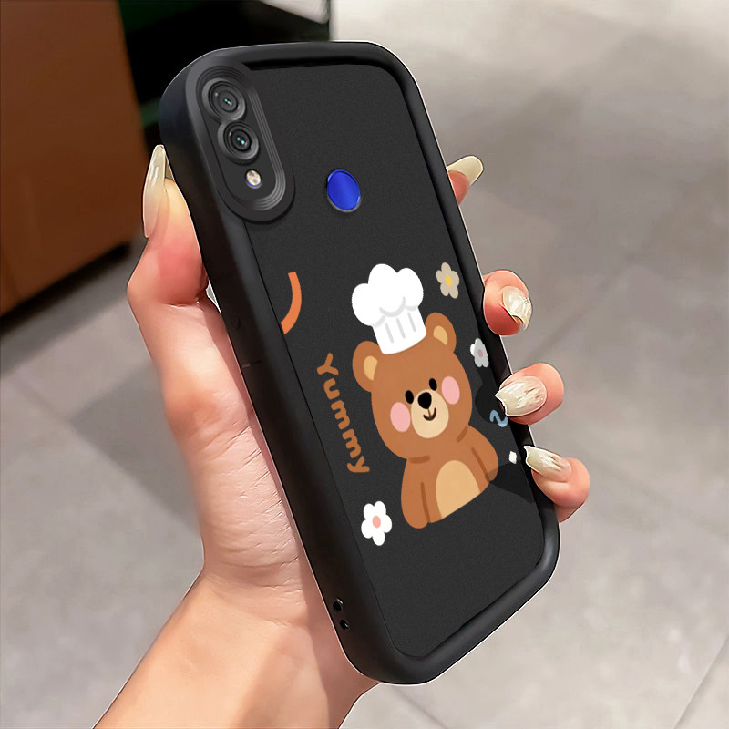 Casing Hp Xiaomi Redmi Note 7 Redmi Note 7s Redmi Note 7 Pro Case Koki Beruang Kecil Kasing silikon 
