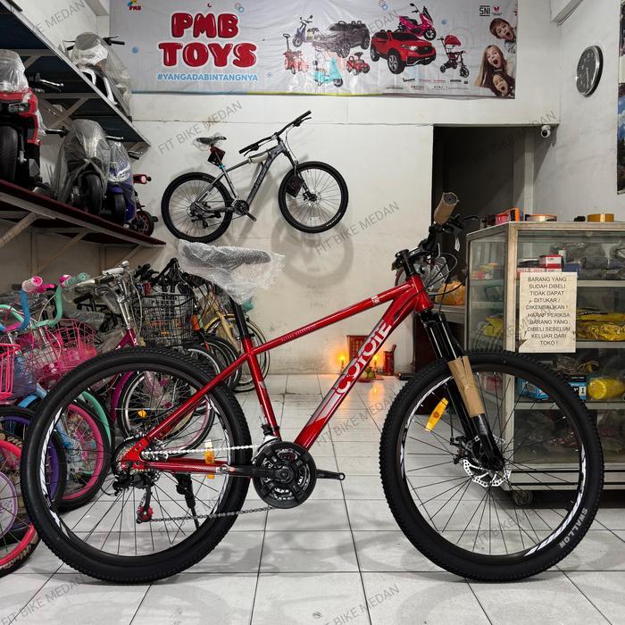 SEPEDA GUNUNG MTB ELEMENT 26 INCH COYOTE 21 SPEED REM CAKRAM