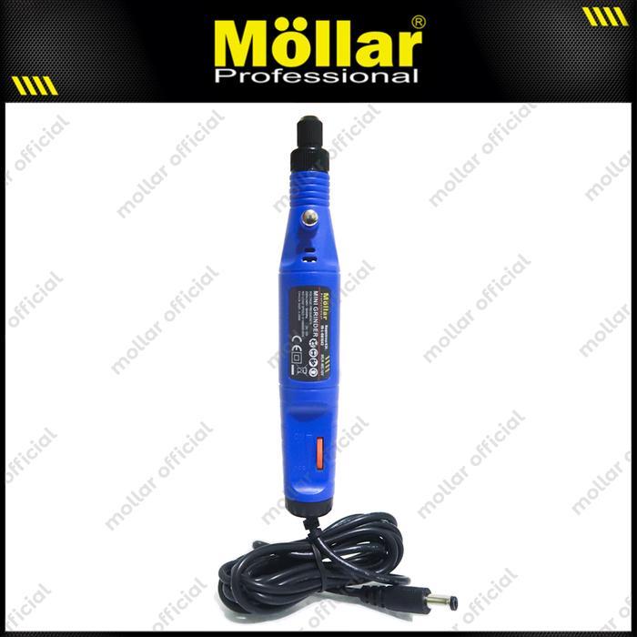 [] MOLLAR MG18V Mini Grinder Set 21 Pcs Bor Gerinda Tuner 18V Blister