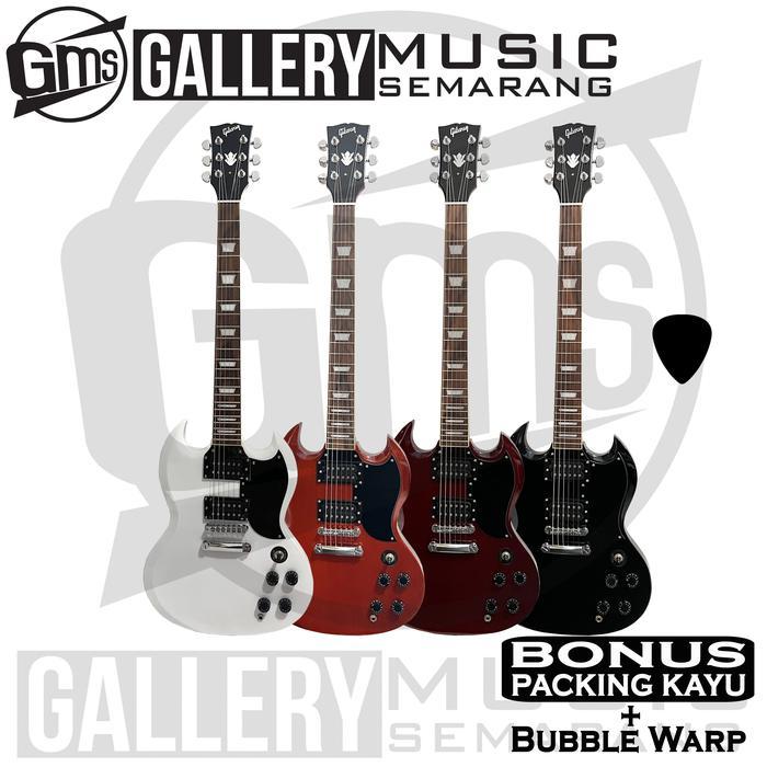 Gitar Elektrik SG Gitar Listrik SG (TT) - PAKET A, Hitam