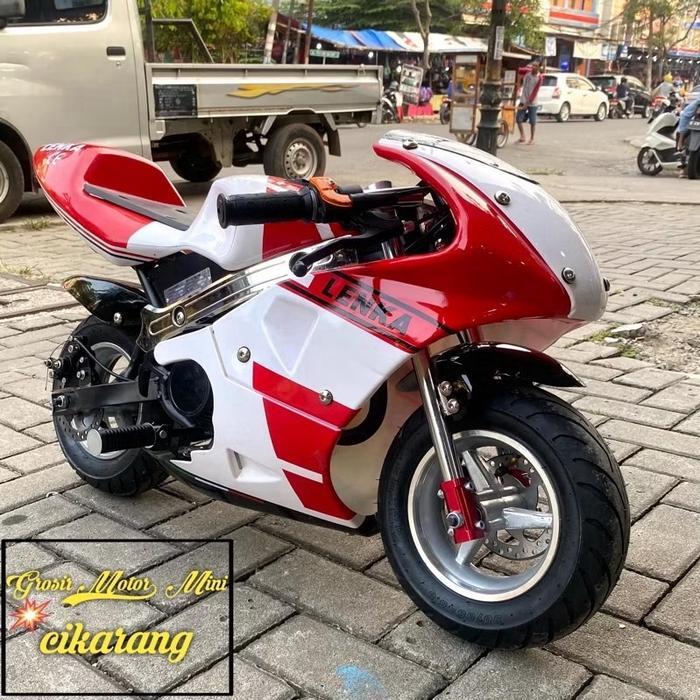 MOTOR MINI GP STD 50CC MESIN 2TAK - Merah Putih