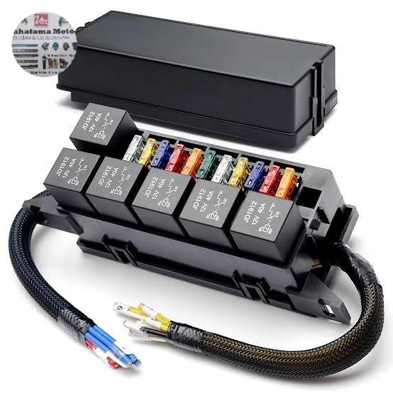 Termurah Fuse Box 6 Relay 11 Fuse Universal