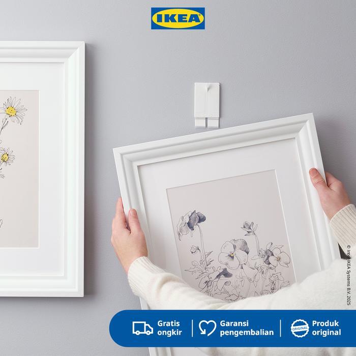 Terlaris IKEA ALFTA Pengait Dengan Perekat Dinding SALE