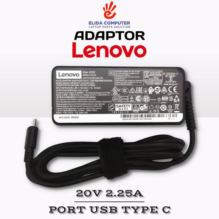 Adaptor Lenovoo Chromebook 10E 14E 100E 300E 500E 14W C13 Yoga G1 45W