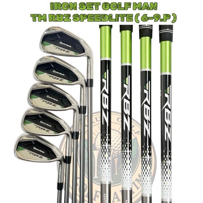 Stick Golf Iron Set Taylormade RBZ Speedlite Shaft Graphite Flek Reguler Original - Iron Set Golf