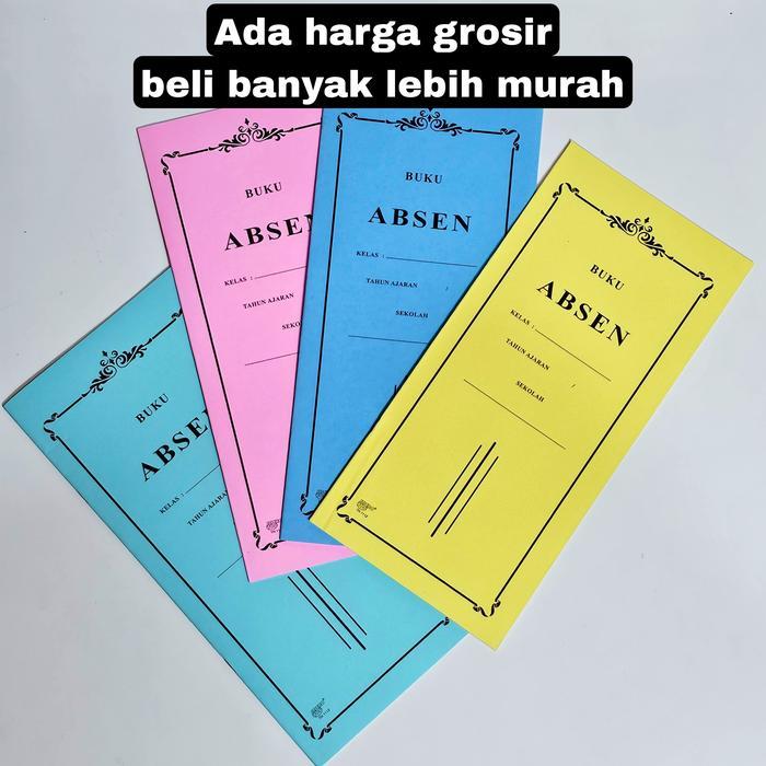 TERLARIS SOS Buku Absen Siswa MICROTOP(12bk) / Buku Absensi Siswa/Buku Absensi Murid SALE