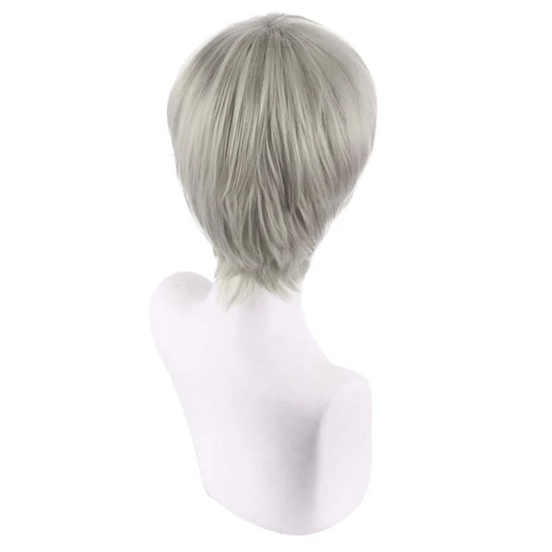 Anime Jujutsu Kaisen Inumaki Toge Wig Beige Gray Wig Fushiguro Megumi Gojo Satoru Cosplay Hair