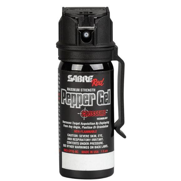 SABRE Crossfire Pepper Gel Pepper Spray Option 1.5 fl oz