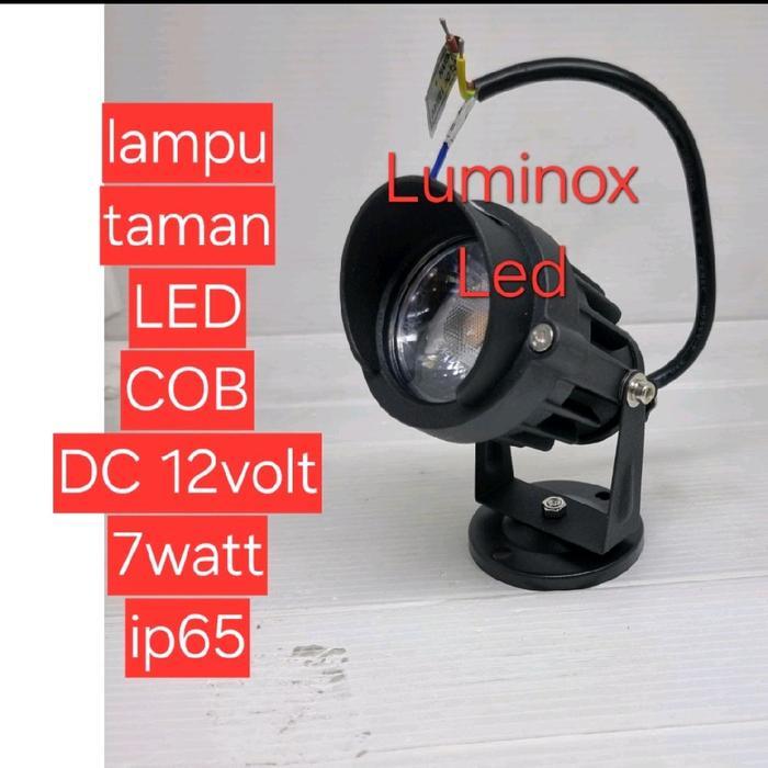 lampu tancap taman DC 12volt 7w 7watt / spotlight outdoor 12v DC 7w 7 watt COB
