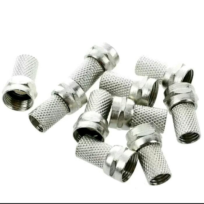 N3W Jack Jek F Connector Konektor Antena TV LED Digital Parabola LNB