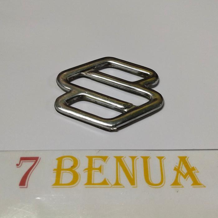LOGO S DEPAN SUZUKI ESTEEM- BALENO-AMENITY-FORSA CHROME TAHUN 1990 UP