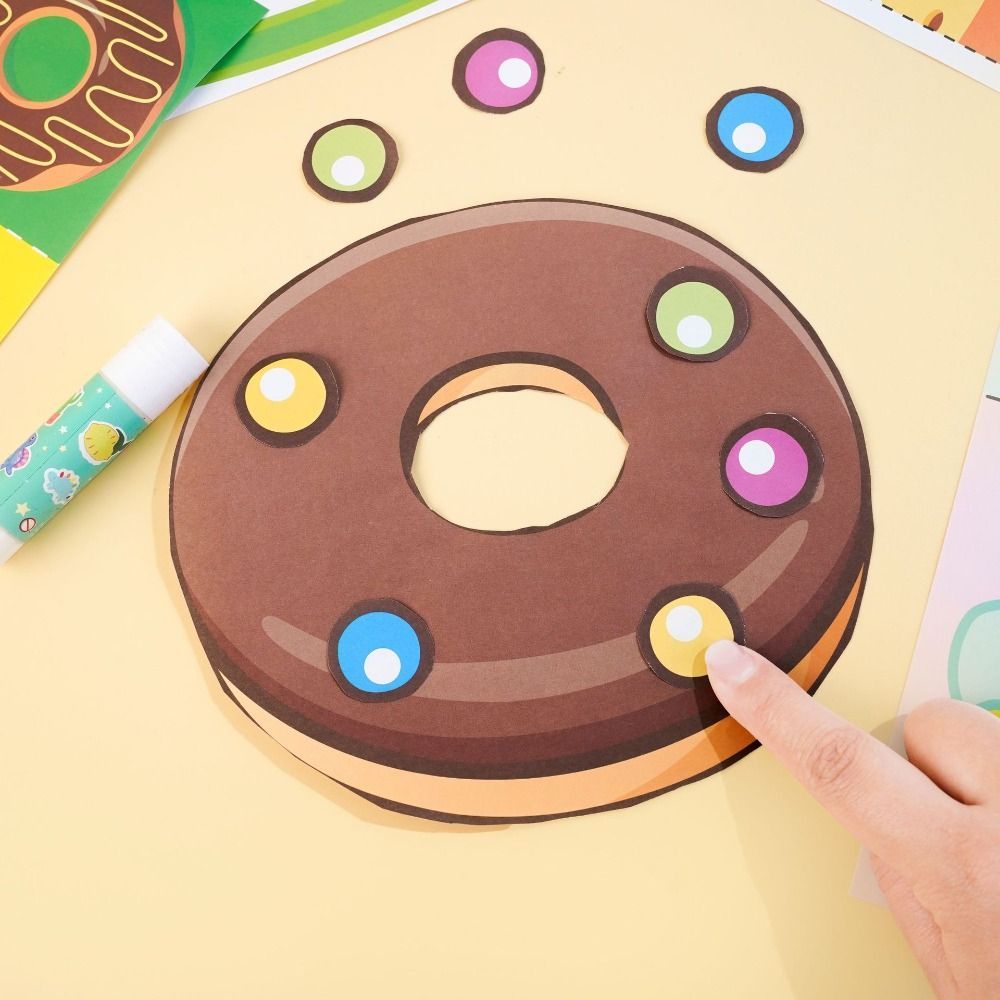 Paper Kids Paper-cutting Book Toys Montessori Art Learning Kindergarten Puzzle Paper Cartoon Arts