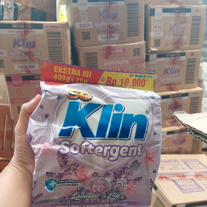 Detergen Bubuk Soklin 10rban 1 Dus Isi 12 Pcs - Harga Terbaik BR