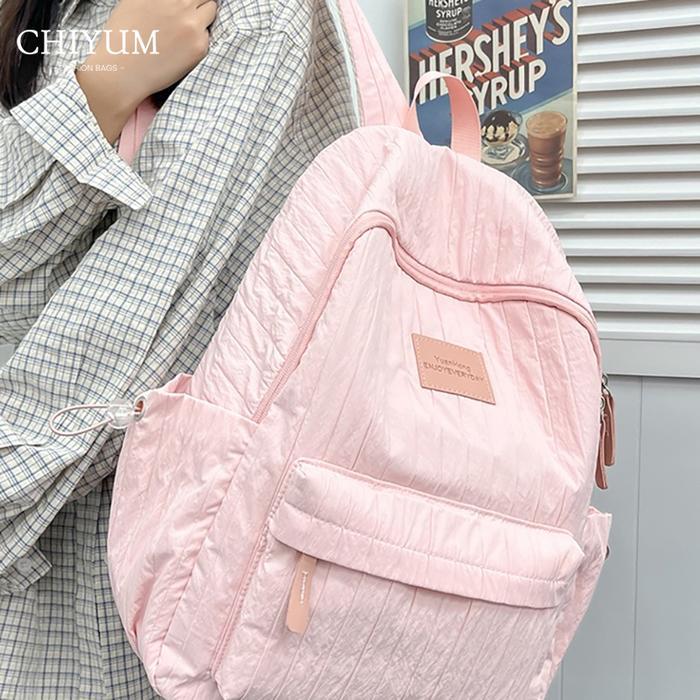 Elizabeth - Chiyum Tas Ransel Sekolah Cewek Korean Style Tas Cocok Mahasiswa Tas Mewah Berkapasitas