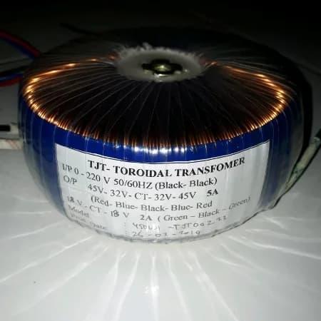trafo donat trafo toroid 5A ct45v 55v