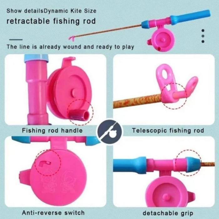 Layang-layang Anak-anak Layang-layang Dinamis Kecil Genggam / 4 Jenis Layang-layang Kartun Anak-anak