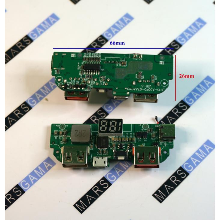 Modul PB LCD Power Bank Quick Charger PD3.0 QC3.0 QC4.0 Powerbank Fast