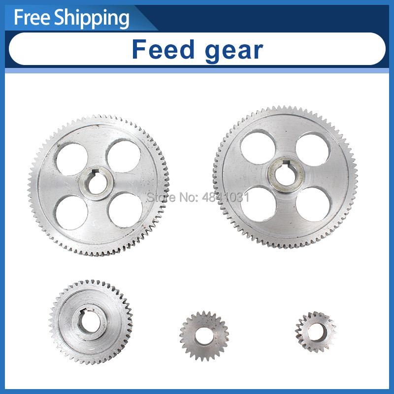 5pcs Feed Gear For CJ0618-340B Mini Lathe Metal Gear kit