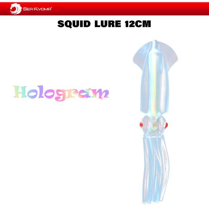 SEARYOMA SQUID SOFT LURE 12 CM/ BAIT - CUMI KARET - UMPAN LAYUR
