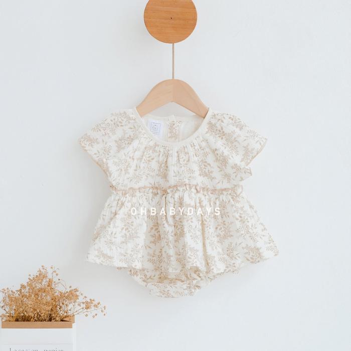 OHBABYDAYS Jumper Romper Bayi Naya Muslin Romper