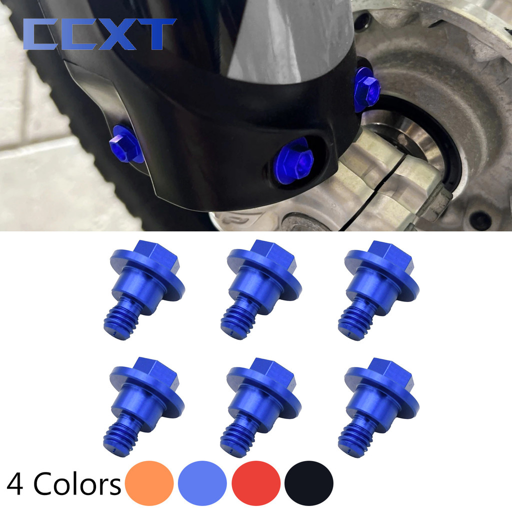 M6*12 Moto Front Fork Guard Bolt Screw For Yamaha Yz65 Yz85 Yz125 Yz250 Yz250F Yz450F 2008-2022 For