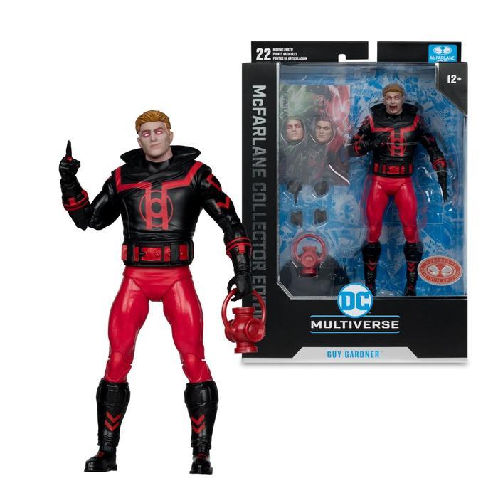 Mcfarlane Toys Guy Gardner Red Lantern Mcfarlane Collector Edition #37 Red Platinum Edition