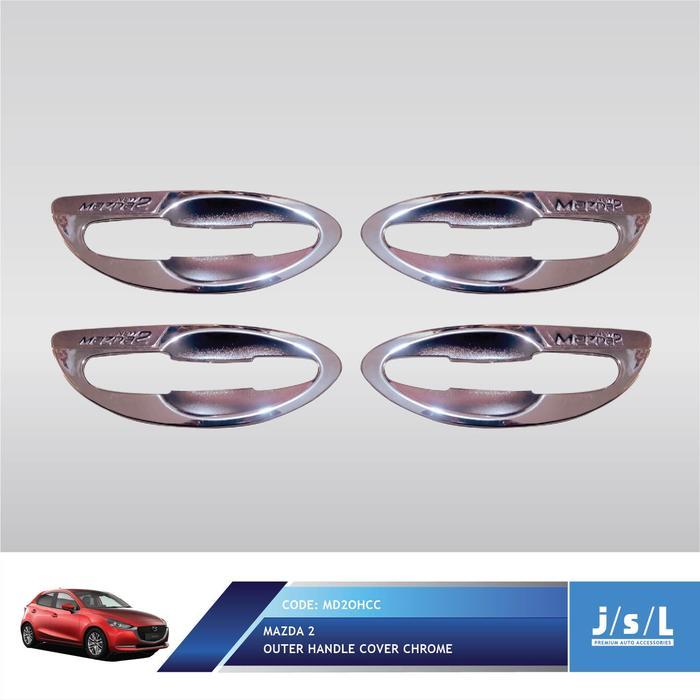 Gercep Mazda 2 Outer Handle Handle Cover Chrome Jsl Cover Pegangan Pintu Terlaris