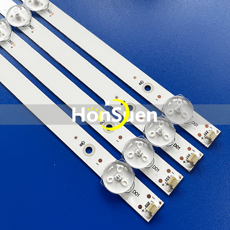 4pcs LED Backlight strip For Hisense 50h6e1