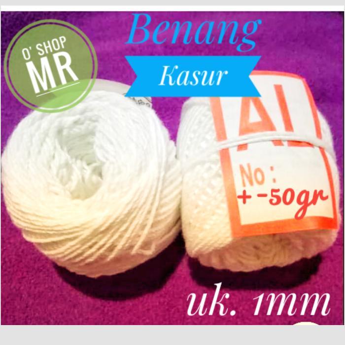 Benang Kasur (Rami) / Tali Bendera / Tali Ikat Uang Kertas (uk.1mm)