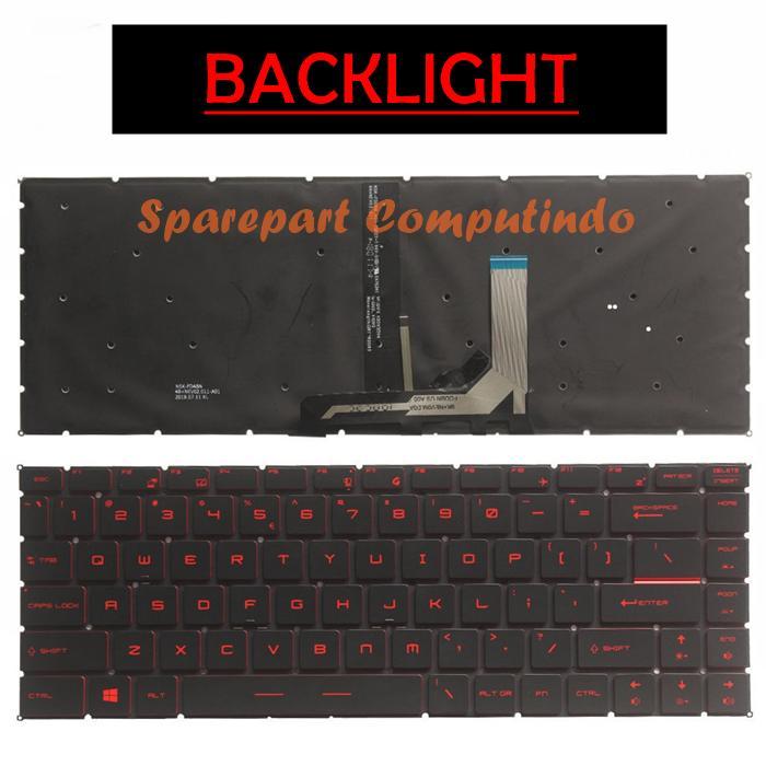 Keyboard MSI GF63 Thin 9RCX 2019 Backlight