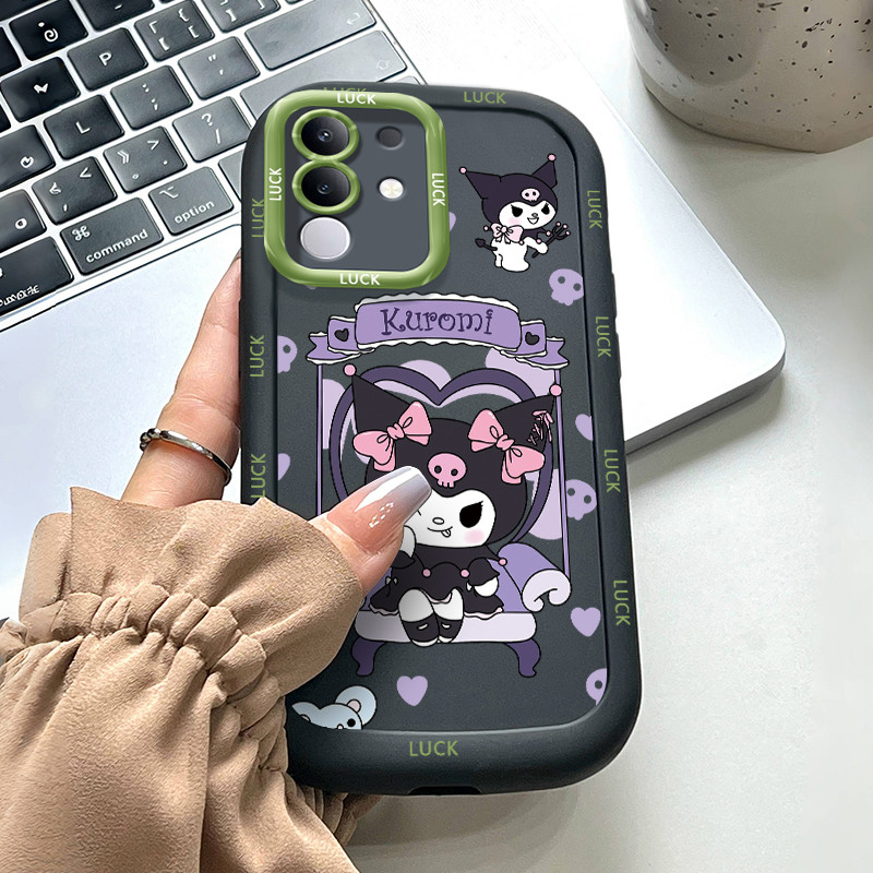 Casing Hp untuk VIVO Y29 4G Case Casing HP Softcase Puff Kasing ponsel Drop silikon tahan Iblis yang