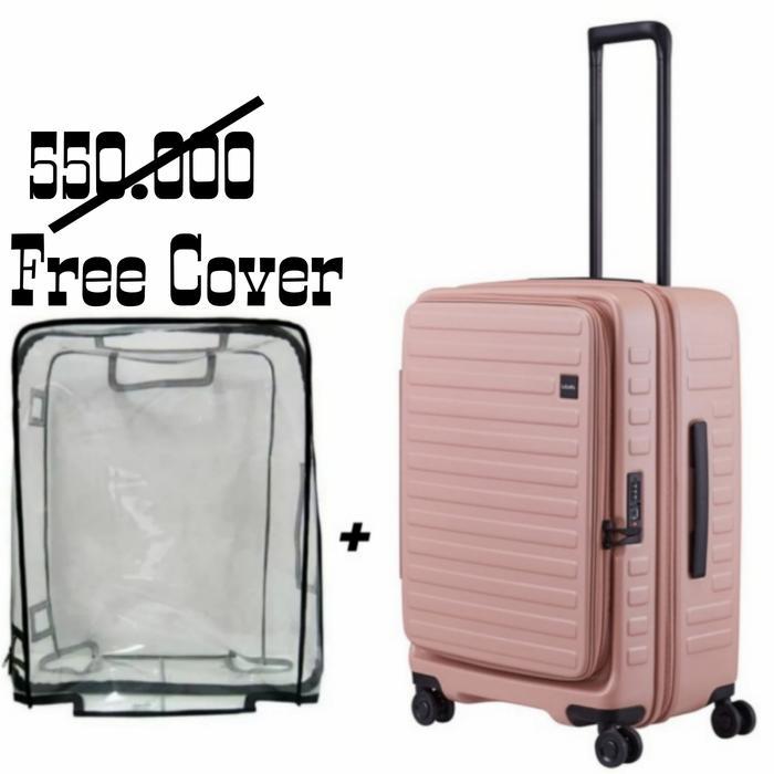 Koper Lojel Cubo 1 Hardcase Size Medium 25inc Original - Pink - Pink