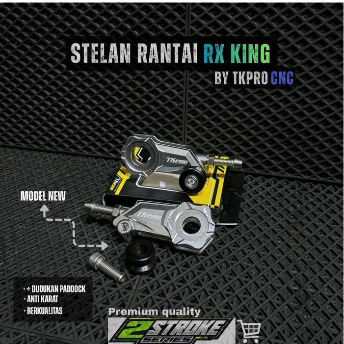 Stelan Rantai Rante + Jalu Paddock Finishing Cnc By Tk Pro Original Motor Rx-King Rx K Rxs