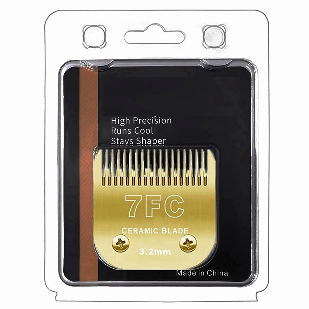 Replacement Detachable Pet Dog Clipper Ceramic Blades Set Compatible With Andis,Oster A5, Km10