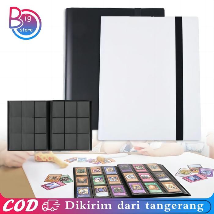 Koleksi Buku Photocard 360pcs 9 Slot Buku Koleksi Kartu A4 Album Foto Card Album Kartu Album Koleksi