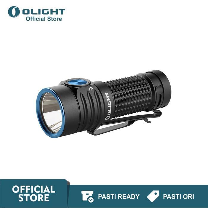 Hannochs Olight - Senter Mini Baton Turbo Rechargeable Flashlight Led 1000 Lumens 510 Meters