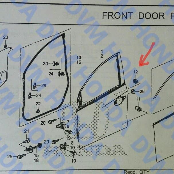 Karet Stopper Pintu Original Mobilio